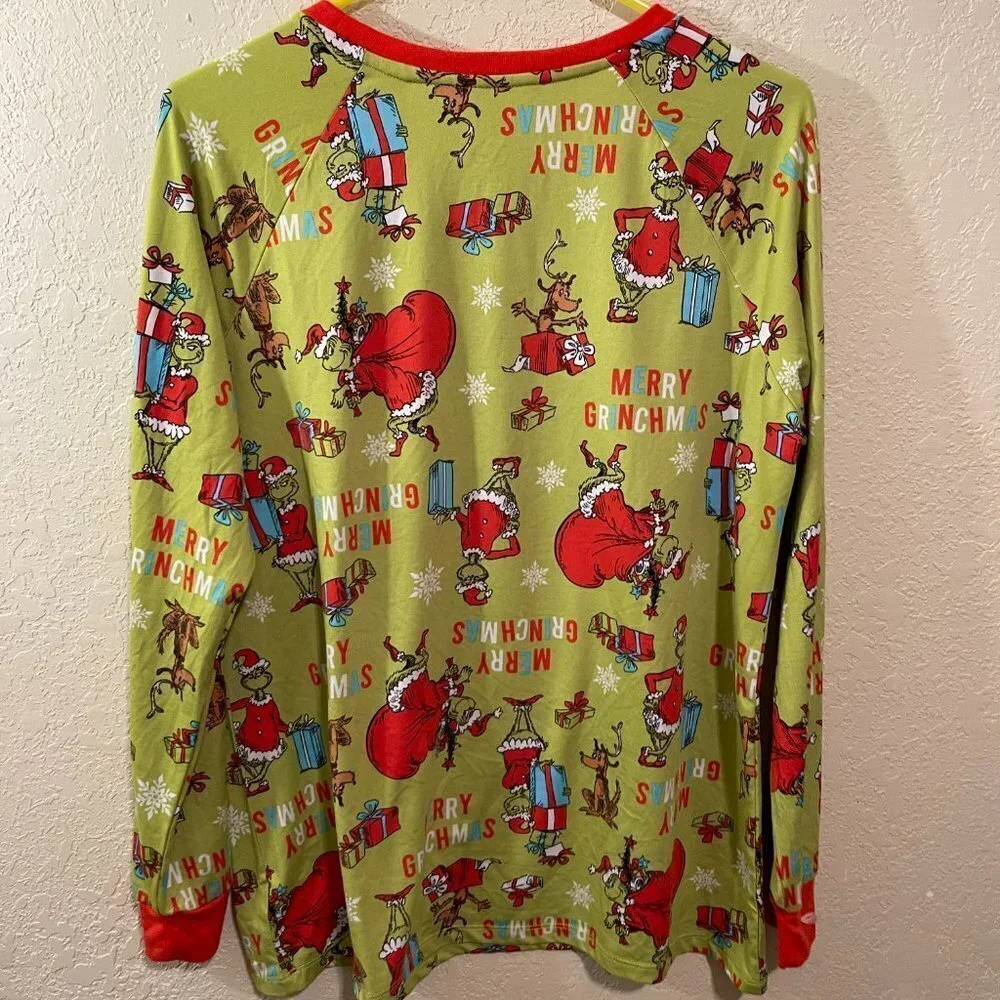 NWOT The Grinch Pajama Set (Top and Bottom) - Picture 3 of 6